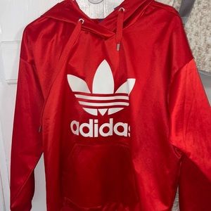 Adidas silk/satan RED sweatshirt